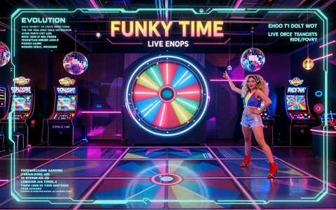Funky Time Disco Live Game Show mit Neon-Tanzfl&auml;che und Multiplikatoren