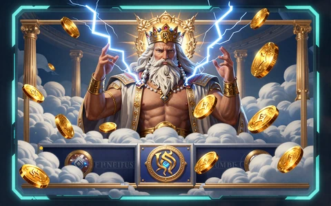 Gates of Olympus Slot von Pragmatic Play mit Zeus und goldenen M&uuml;nzen